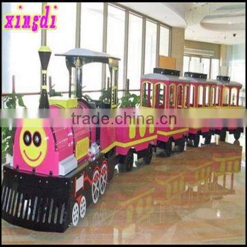 amusement park electric trackless train for children fun for sale