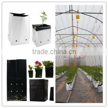 UV treated grow bags for greenhouse condition