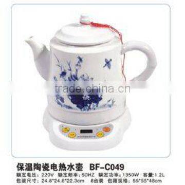 Keep-warm ceramic electric kettle