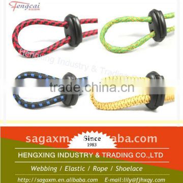 3mm braid round polyester elastic bungee rope