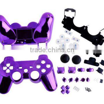 Chrome replacement gamepad shell for PS3 controller shell