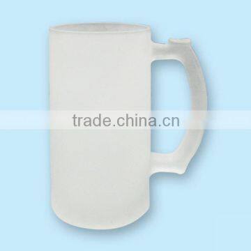 20 oz Glass Beer Stein-Frosted/Photo Mug/Dys sub mug/Coated mugs/Gift mug