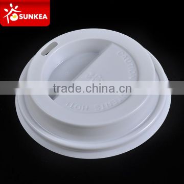 90mm top diameter white Plastic Cup lid, coffee Cup cover