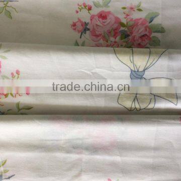 100%cotton 40*40/133*72 printed fabric for home textile and beddings