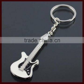NEW Customized Laser Logo Guitar Shape Keychain/
