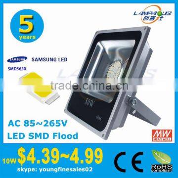 cheap price 5 years warranty ip66 waterproof Samsung LG outdoor 50w led floodlight lighting