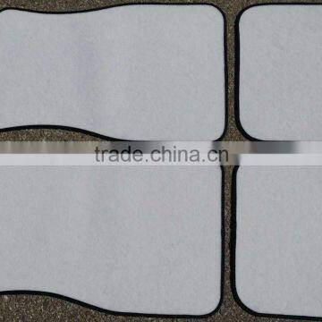 Hot sell blank carpet for printed car mat