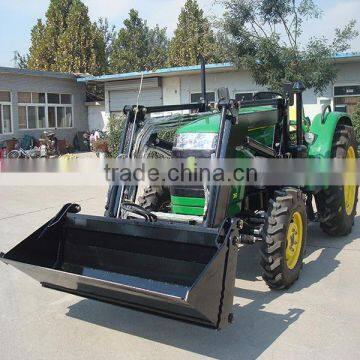 40 hp 4WD tractor John Deere 4320 with backhoe loader,front loader TZ04D and backhoe LW-7