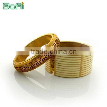 gold plate fashion bangles