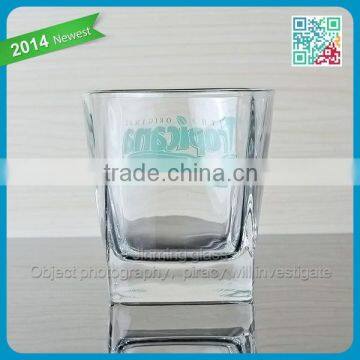 Square Glass Beverage Glass Cup 8oz Glass Cups photo-2