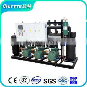 Water Cooled Screw Racks Refrigeration Compressor Racks for Large Cold Room Project, CE