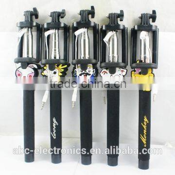 2015 Zoom Fashion Selfie Stick, Cartoon Selfie Stick Monopod photo-3