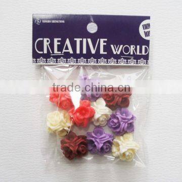 DIY resin flower bead or sticker african jewelry