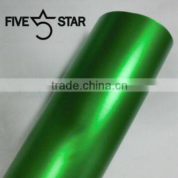 5 Star Brand Fashion Colorful 1.52*20m/roll Car Wrapping Pearl Matte Chrome Vinyl Film