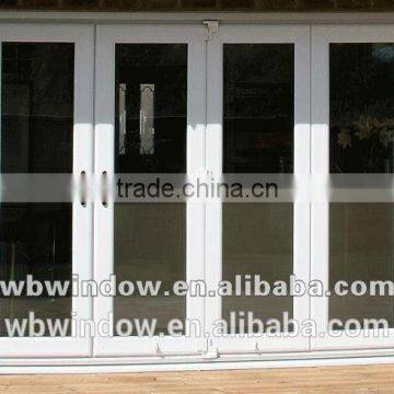 Surface finishing beautiful design PVC folding door for house