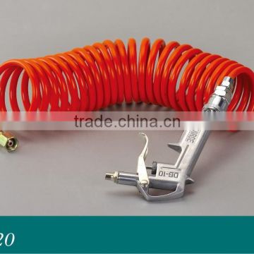 Cable cleaning Spring Air hose with gun