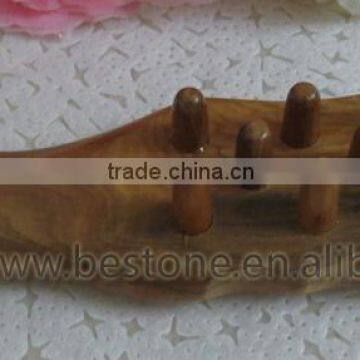 Custom Logo Wood Head Massager With Handle photo-6