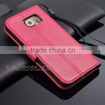 Shenzhen Factory Hot Selling Customs Genuine Leather Cheap Mobile Phone Case Galaxy S6 Luxury Leather Case photo-6