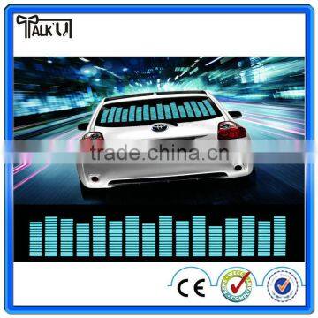 Hot luminous sound music activated equalizer car sticker for sale, Glow In The Dark Car Music Rhythm Lamp