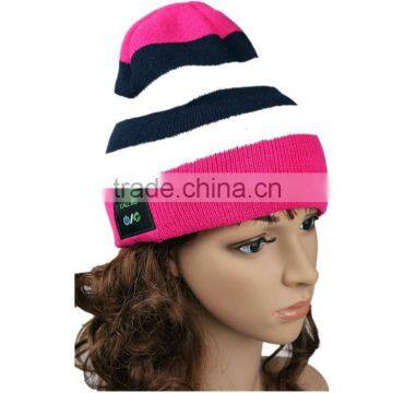 2015 Newest Fashion Wireless Bluetooth Knitted Hat Hands-free Bluetooth Knitted Hat Speaker Winter Warm Relaxation Sport Cap