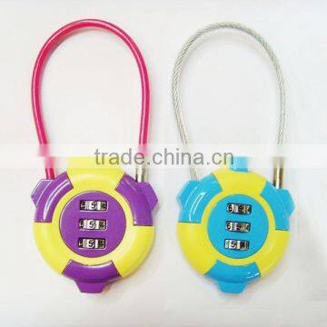 CJSJ Top Security Padlocks Cute New Combination Cable Lock photo-2