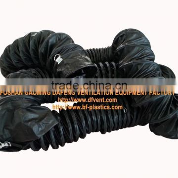 black fire retardant flexible antistatic air duct