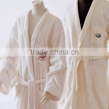 100% cotton white pajamas/sleepcoat sets