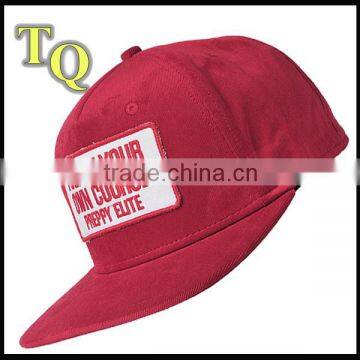 Red 5panel Cordutoy Embroidery Patch Hip Hop Snapback Caps and Hats