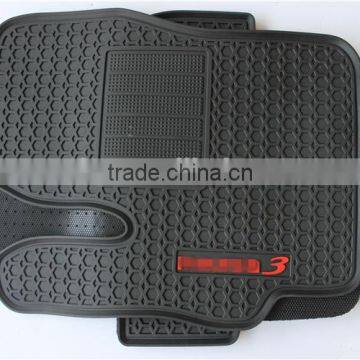 Heavy Duty Rubber Car Floor Mats 5pc Front Rear in Black All Weather for Mazda 3 photo-2