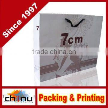 Art Paper White Paper, Paper Gift Shopping Promotion Bag (210039)