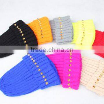 2015 new fashion beanie knitted hat for children