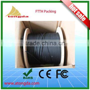 FTTH Drop Cable Indoor Optical 1 Core G657A no Messenger FRP Parallel LSZH Jacket 2.0x3.0mm photo-4