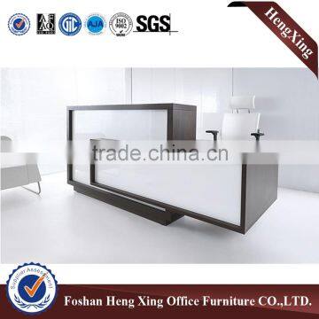 2015 New style office reception desk glass reception table HX-ND5091