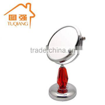 Hot sale desktop crystal magnifying makeup mirror