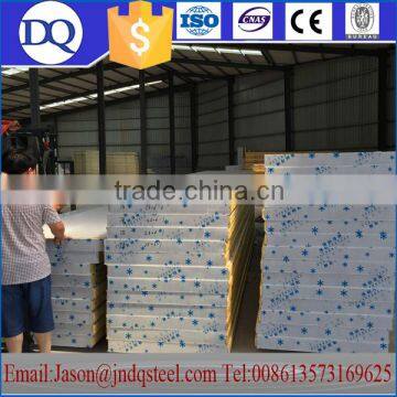 ISO900 Certification 38-40kg/m3 PU/Rock wool pu sandwich panel