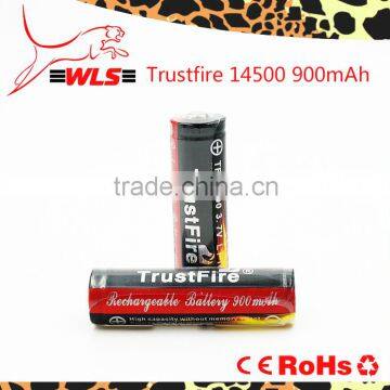 In Stock!!! Vapcell Newest Trustfire 900mAh 3.7v Icr 14500 Li-ion Rechargeable Battery photo-3
