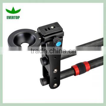 TS-JC01 EVERTOP Portable Mini Carbon Fiber Camera Crane Jib Arm Crane for Photography,Jimmy Jib Crane Only 1.9kg 2m Extention