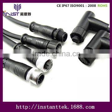 INST M12 180degree Screw Mating Sensor (Molded With Cable) Connector photo-2