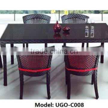Wicker chairs and table wrought iron outdoor table and chairs