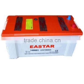 12V 150AH Lead Acid Truck Battery Car Battery N150