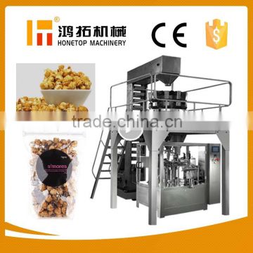 Professional automatic popcorn rotary packing equipment