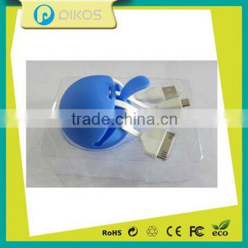 Factory wholesale 4 in 1 USB data cable