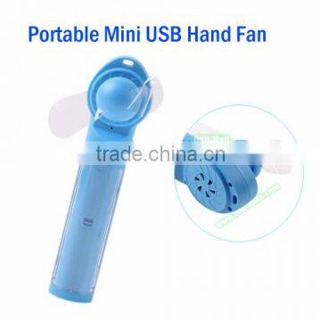 Alibaba Express Rechargeable Portable Mini Fan, Air Cooling 2-Blade USB Fan