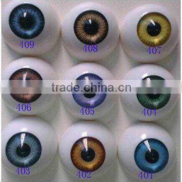 High quality colourful plastic eyes in round ball half-round and oval