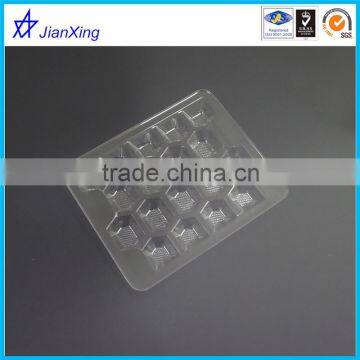 Customized plastic cookie biscuit cracker cooky tray blister packaging box