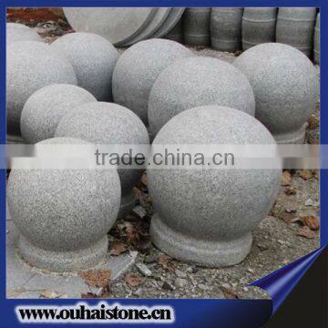 Experienced manufacturer decors balls natural sesame white color factory stone spheres