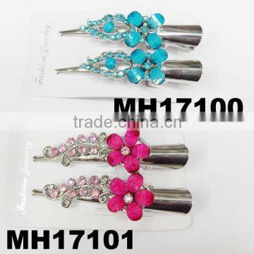 bridal flower hair pin crystal types of hair pins