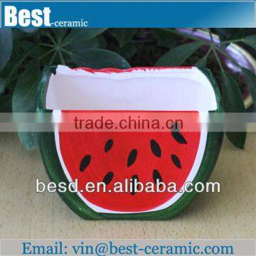Watermelon Design Handpainted Ceramic Flower Pots