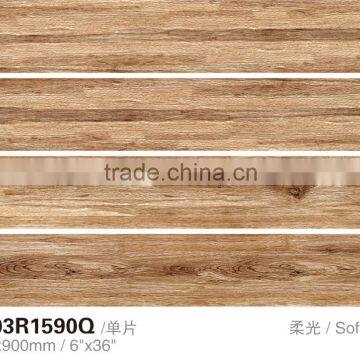 15x90cm Anti-Slip 3D Printing Wood Porcelain Wall Tiles and Floor Tiles