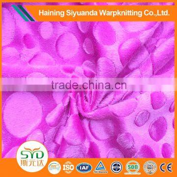 2016 new fashionable 100% polyester synthetic knit suede fabric